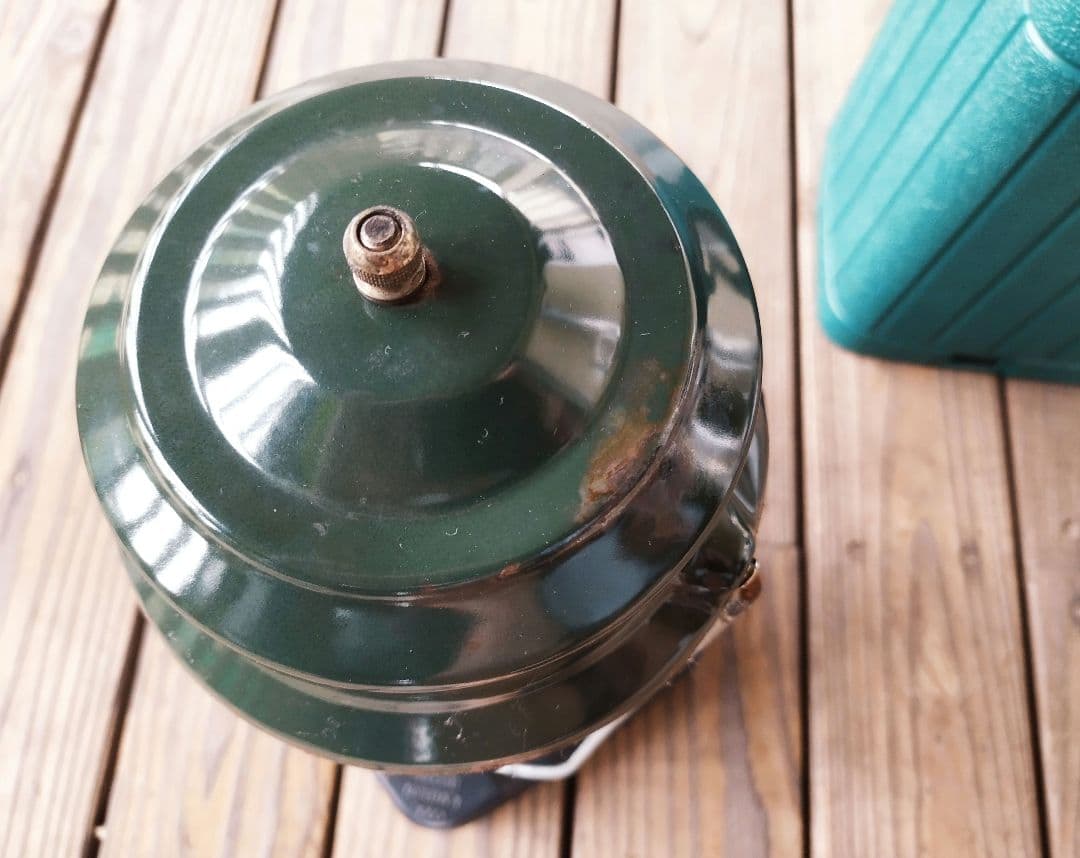 Coleman コールマン ランタン A288 アメリカ製 GREEN 錆有り