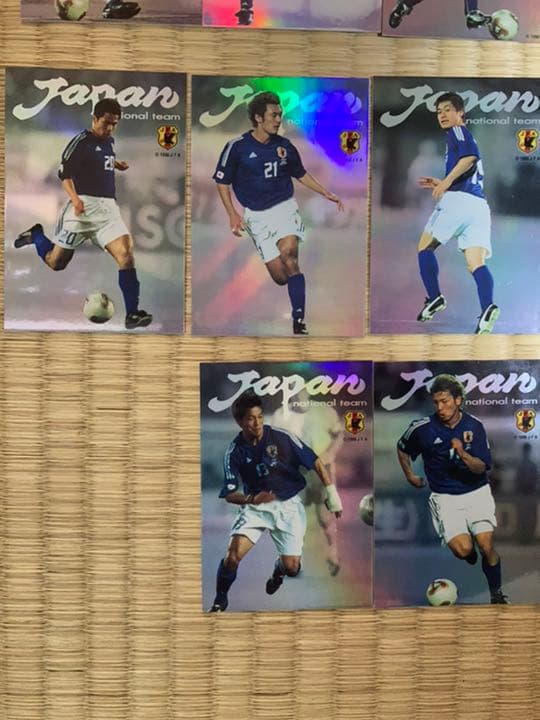 日本代表　日韓W杯　プレミアムカードセット　レア
