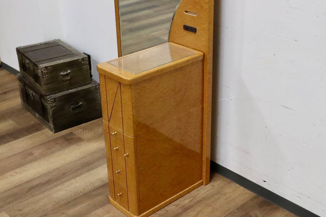 GMIH130○IDC大塚家具 サイナカ アートファニチャー バーズアイメープル