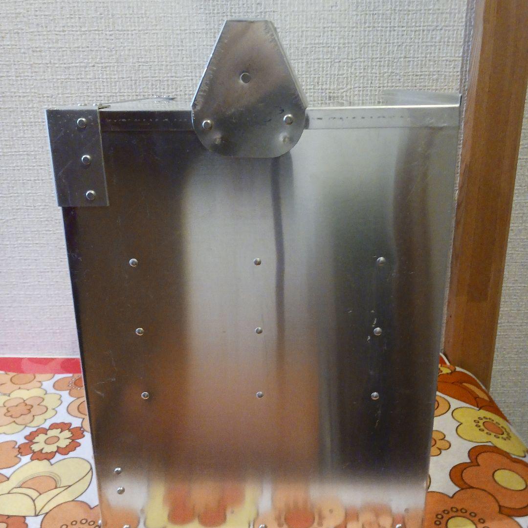 アルミ製 ボックス型 ストレージコンテナ オカモチ 出前箱 レトロ 食堂