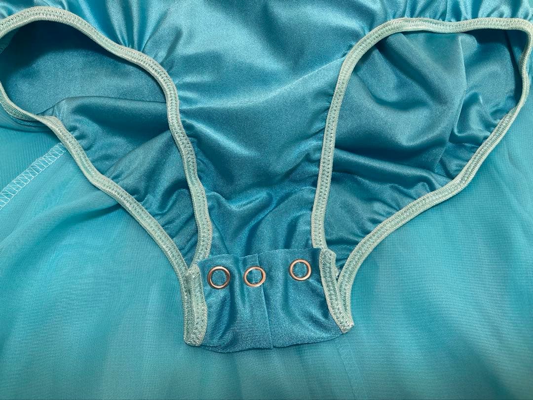 【美品】HAO-D（ハオ・ディ）　スタンダードドレス　水色　チョーカー付