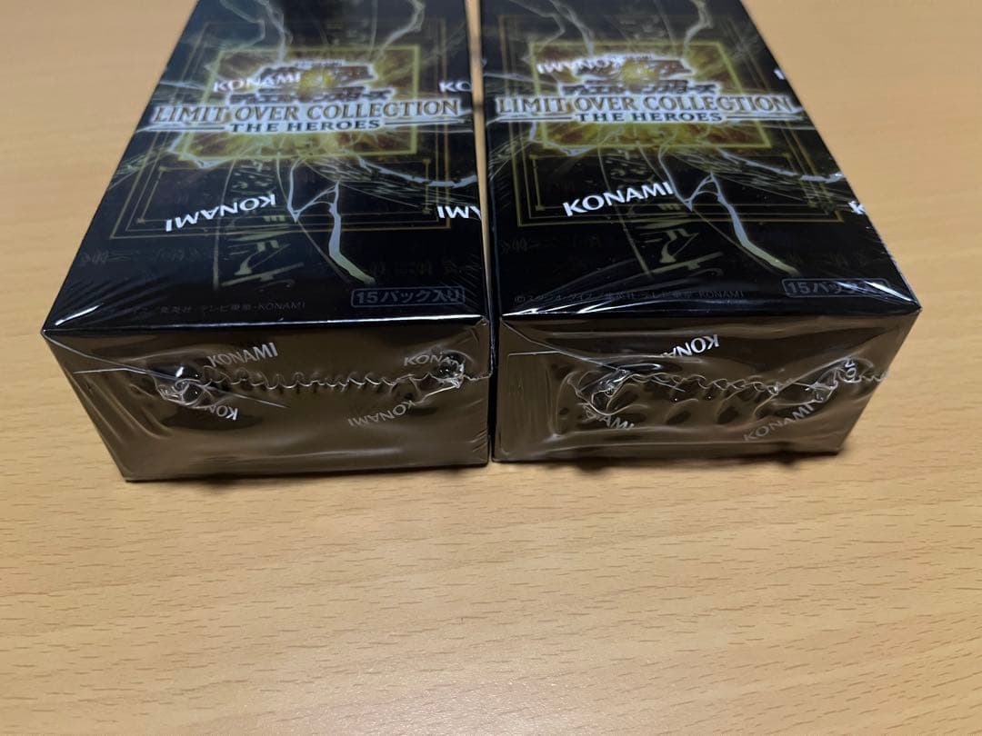 遊戯王リミットオーバーコレクションヒーローズ未開封シュリンク付き2BOX