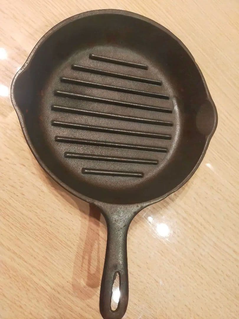 USA製グリルフライパン　アメリカンビーフ　サーロインステーキ　グリルパン