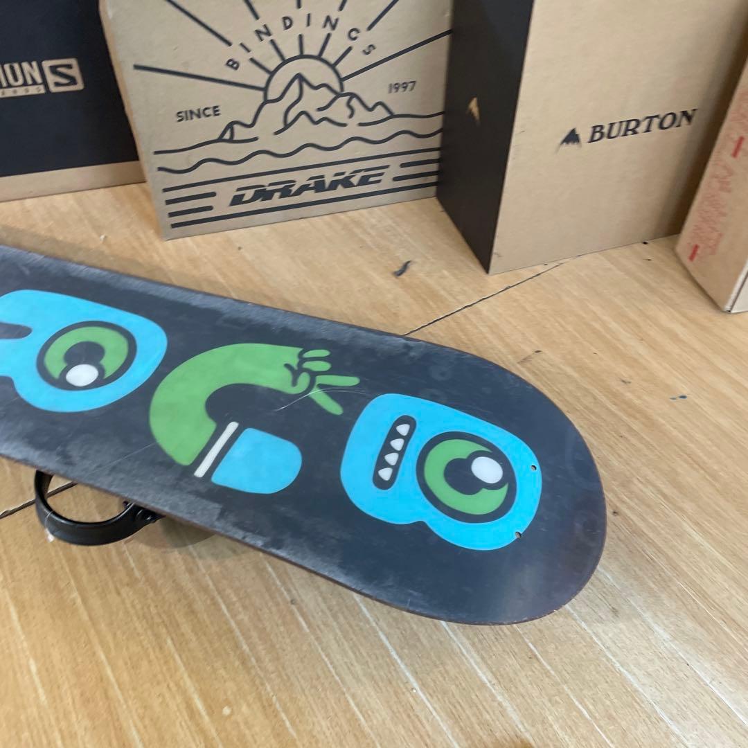 BURTON　キッズスノーボードセット　120cm　バートン　バイン付3点セット
