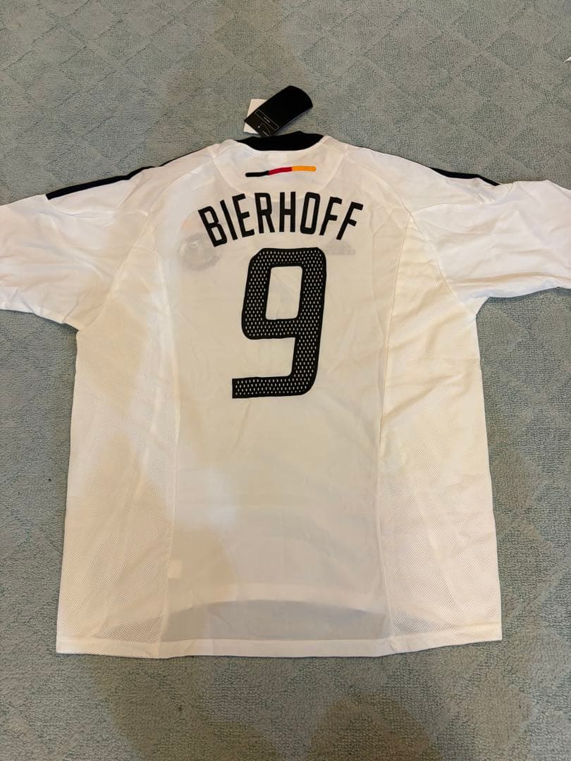 【正規品】adidas サッカーシャツ Bierhoff 9 タグ付き