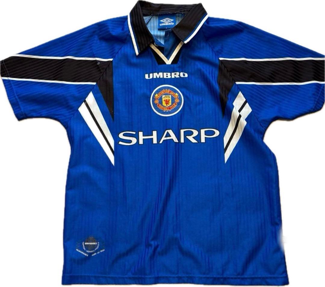 96-97 Manchester United third kit タグ付き