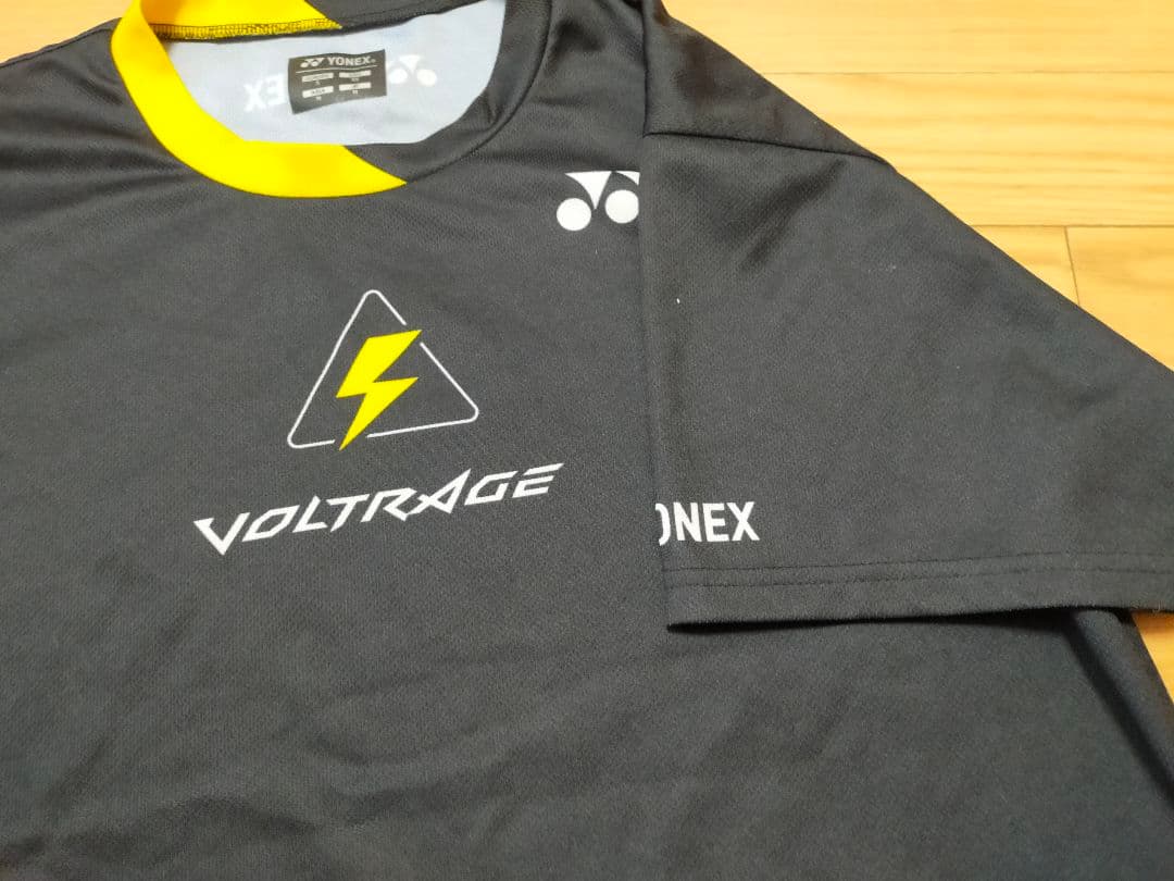YONEX VOLTRAGE 限定Tシャツ M ブラック/イエロー