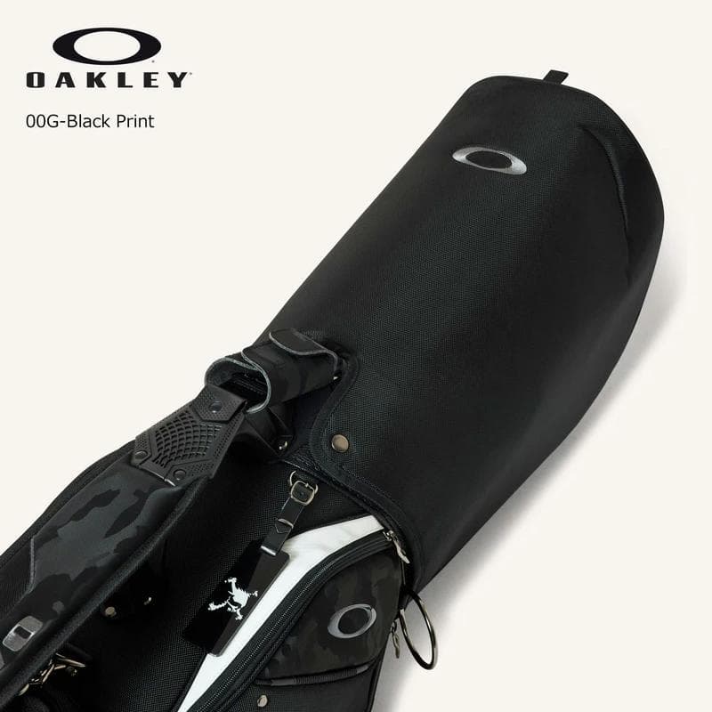 新品 オークリー OAKLEY スカル ゴルフ キャディバッグ ブラックプリント