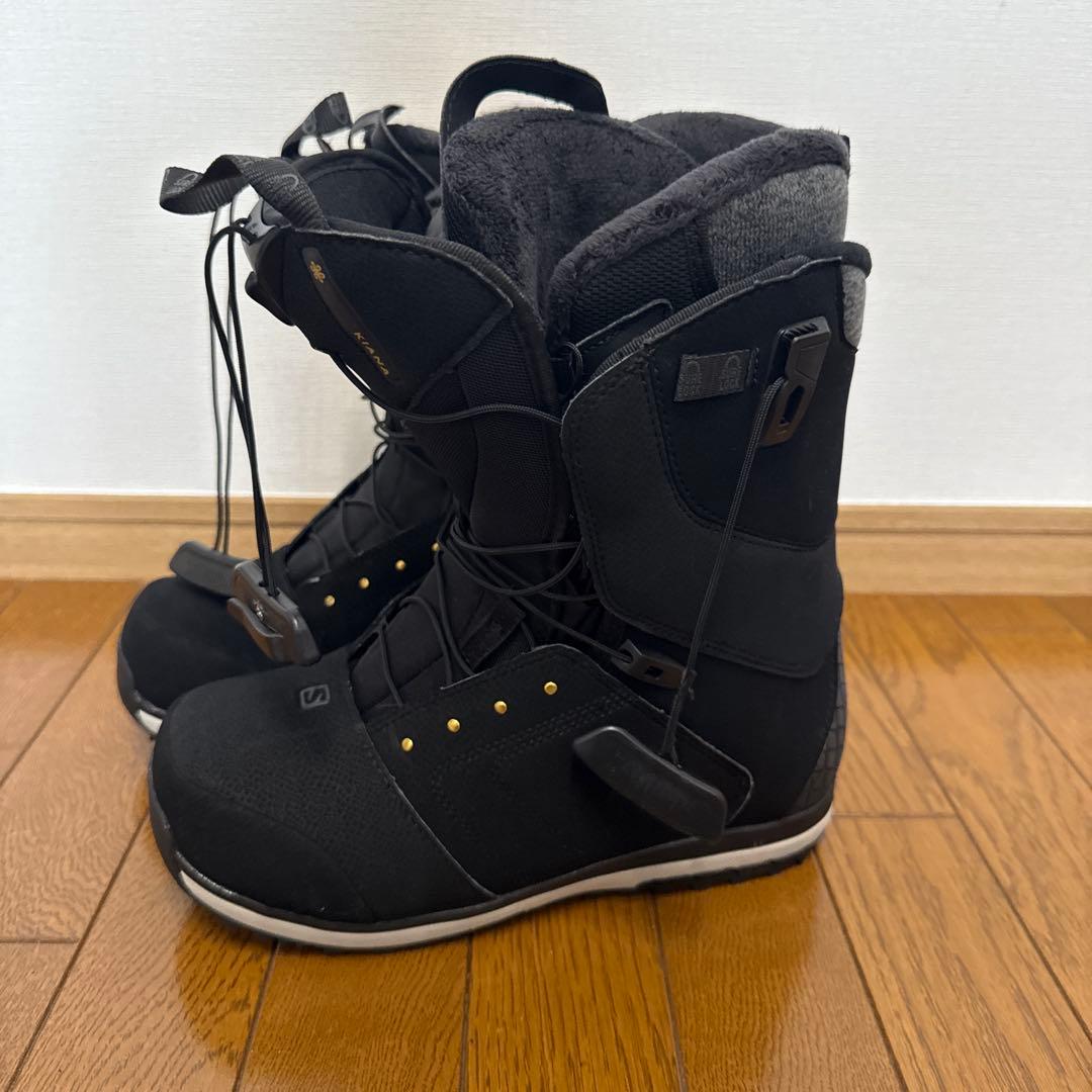 草*剣様 Salomon スノーボードブーツ ブラック&ブーツバッグ赤