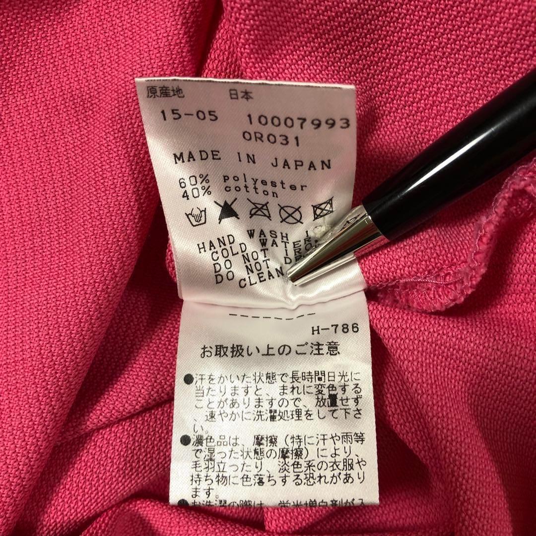パーリーゲイツ ゴルフ ポロシャツ 日本製 ピンク サイズ1