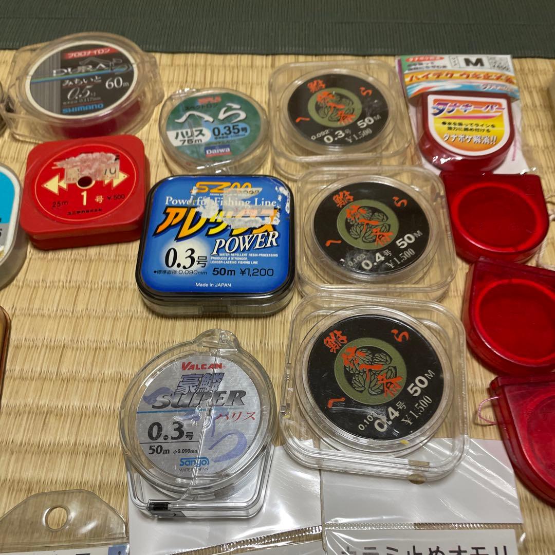専用。ヘラブナ釣り用道糸、ハリス、ハリ、おもり他