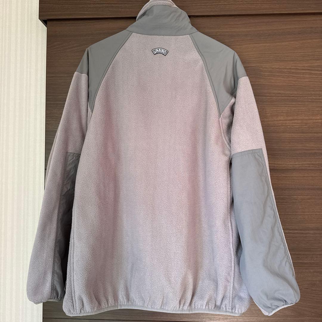 UNBIND GMIL FLEECE JACKET グレー　サイズM