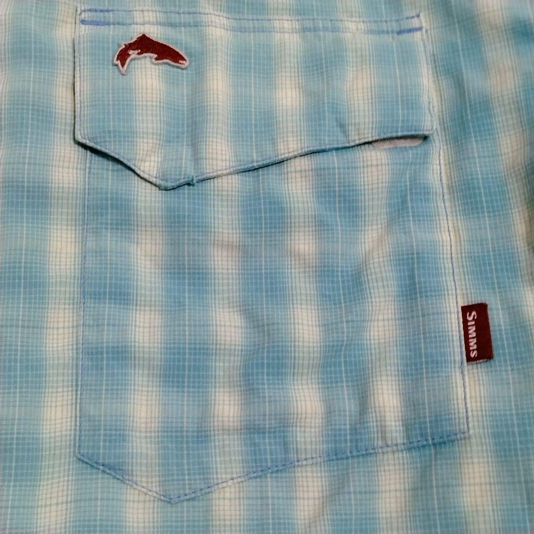 【サイズ2XL・オンブレチェック】シムス フィッシング ウエスタンシャツ 釣り
