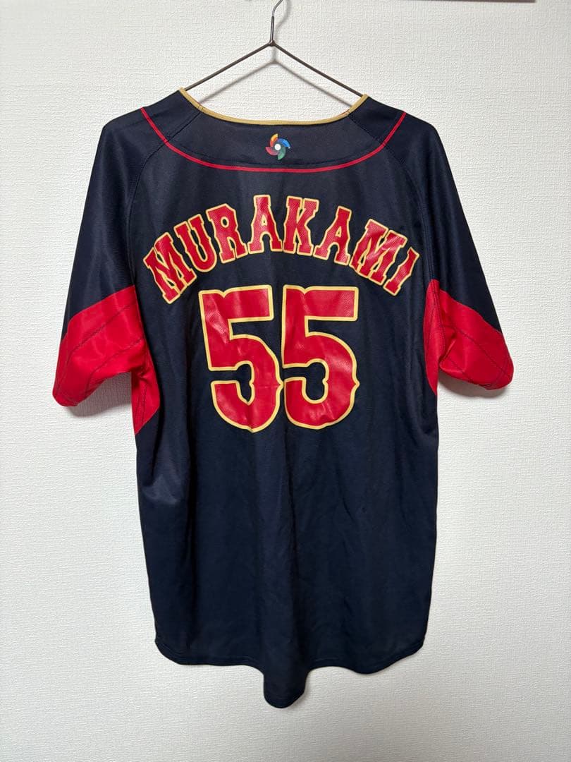 値下げ！2023 侍ジャパン　村上ビジタープリントユニフォーム