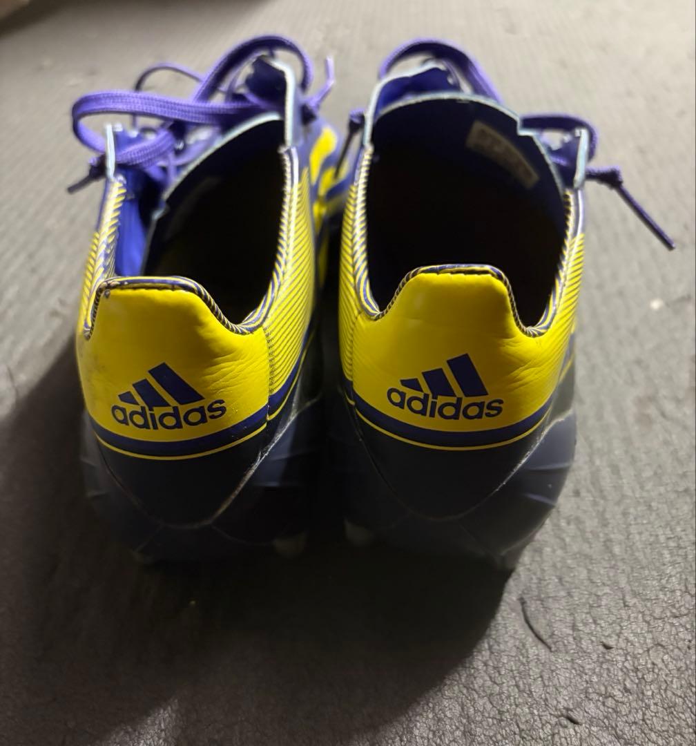 超レア　adidas RS7 スパイクシューズ 紫/黄 24.5cm