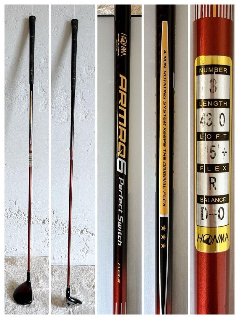 HONMA AMAZING SPEC Perfect Switch 星3 3W