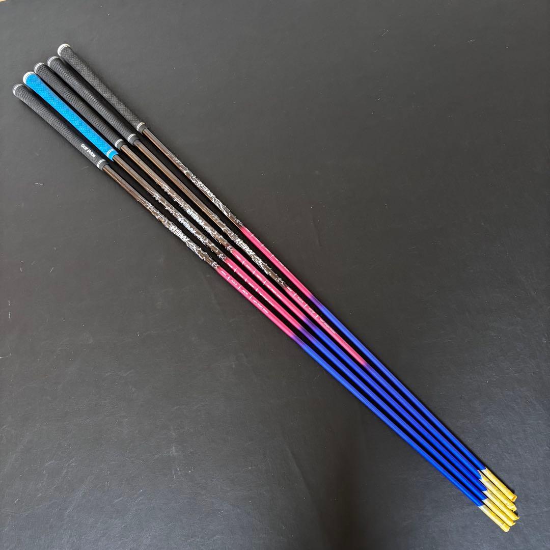 未使用に近いゴルフクラブシャフトHSW 5本セットGeotechジオテック