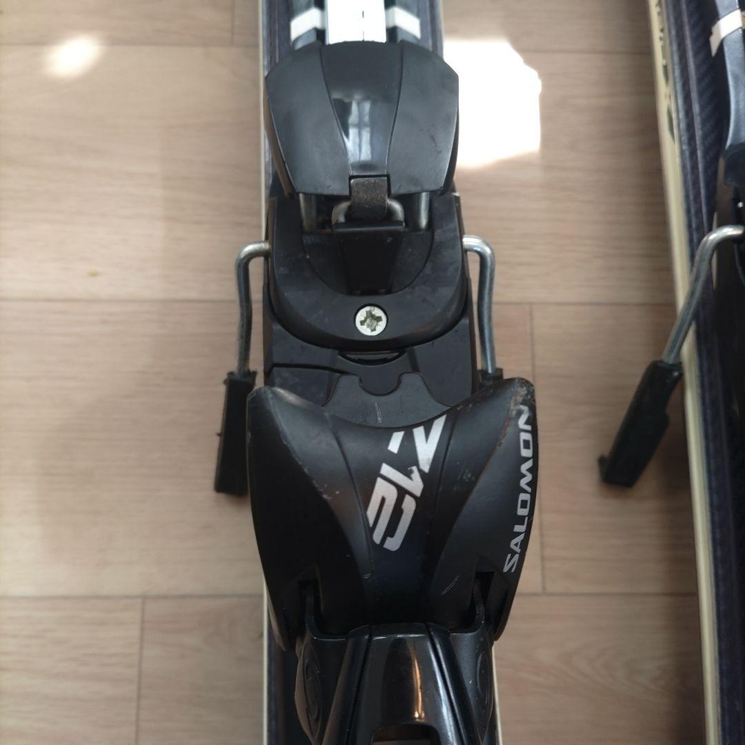 SALOMONのスキー板162cm ビンディングセット ストックおまけ