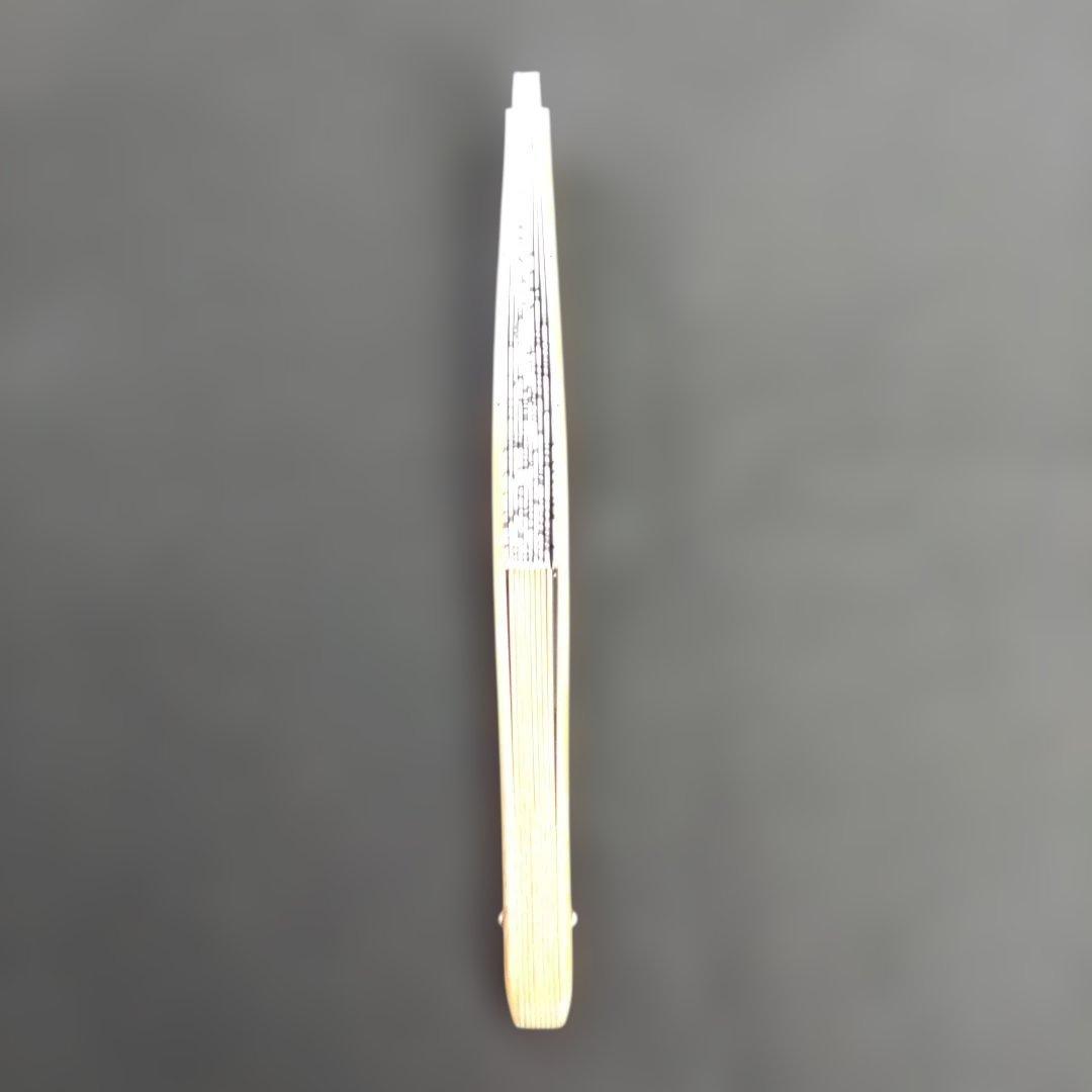 舞扇 (42) 新品未使用 尺寸 貴重な手描荒波 扇子 舞台 日舞 工芸品