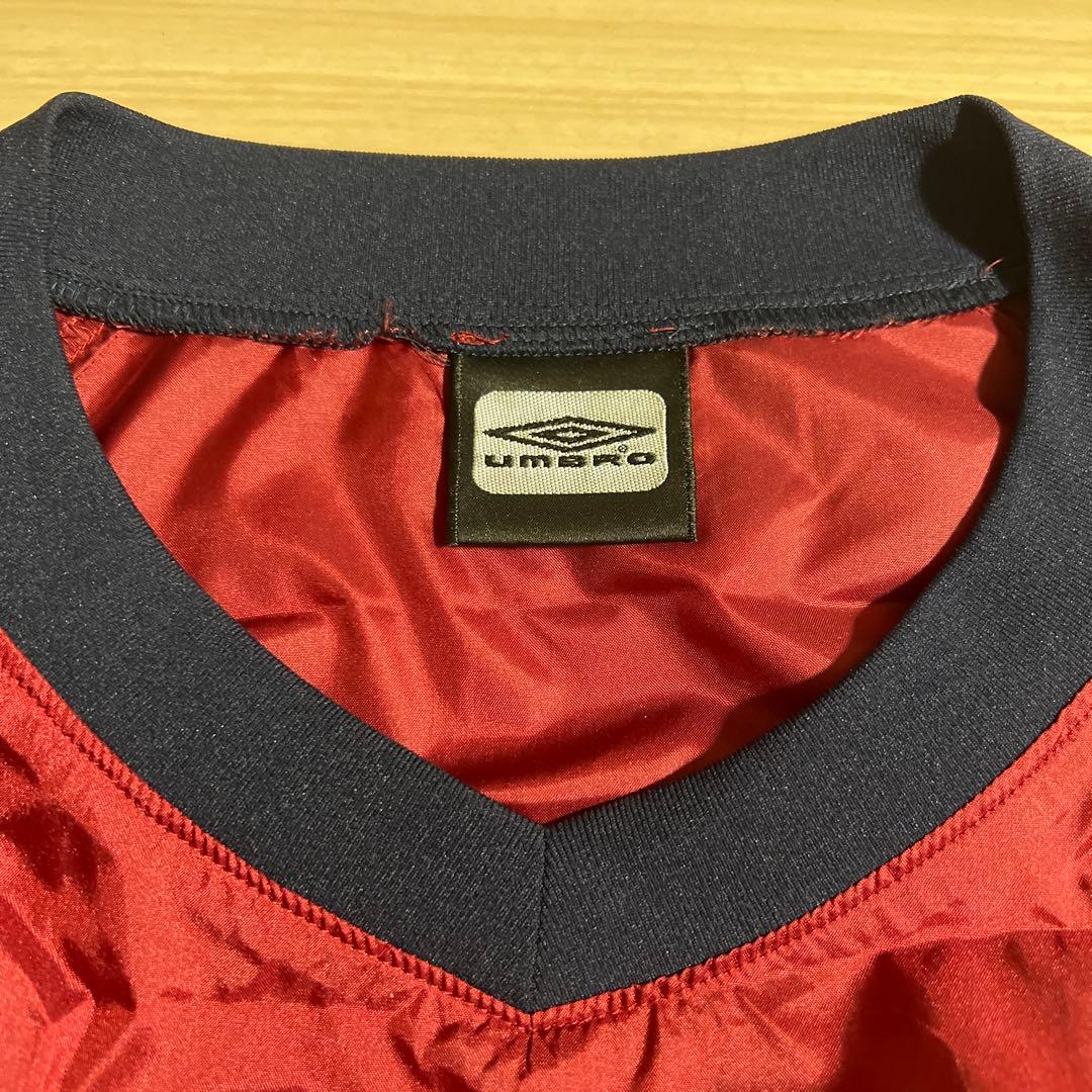 UMBRO ピステ・ウィンドブレーカー バーガンディ/ネイビー 古着