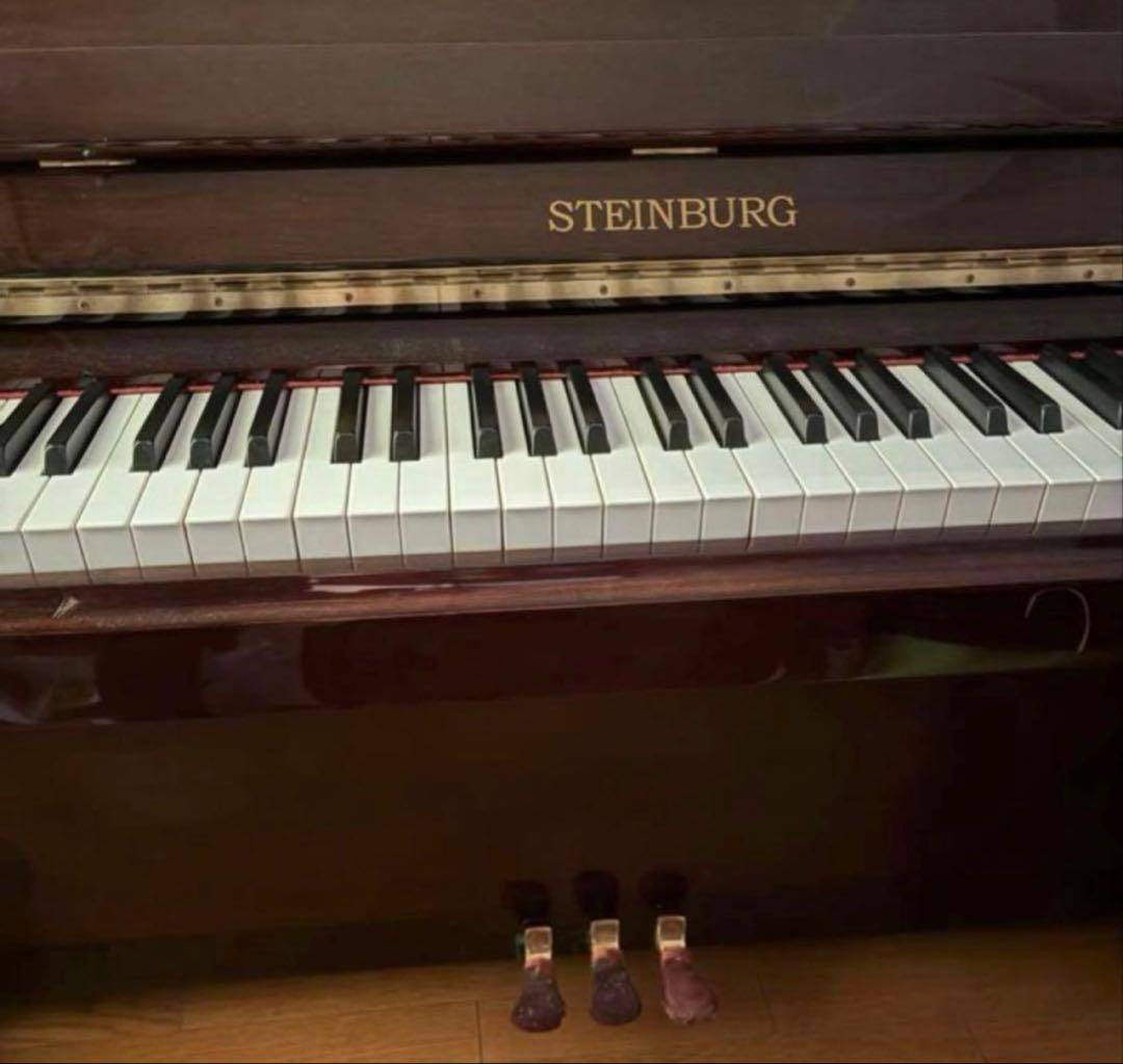 猫足アップライトピアノ　『STEINBURG』 HAMAMATSU JAPAN