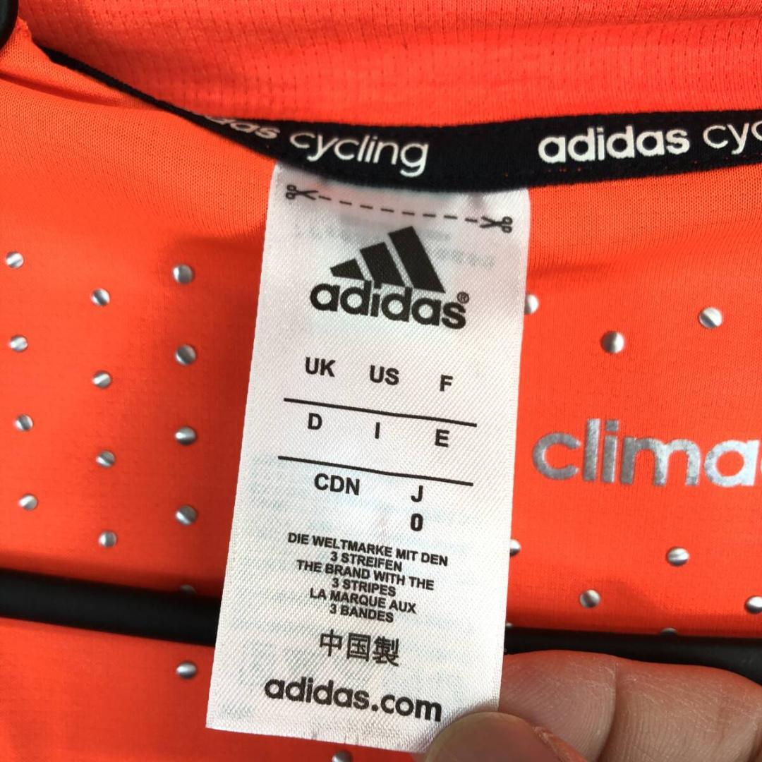 adidas cycling 半袖サイクルジャージ オレンジ O S22609