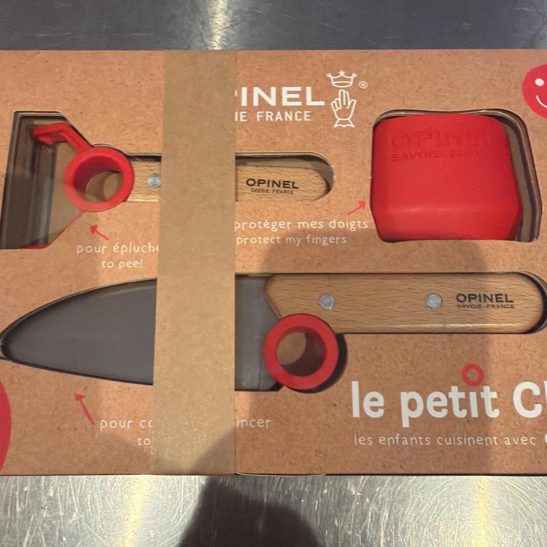 OPINEL オピネル ステンレススチール ナイフ 10cm ピーラー付き