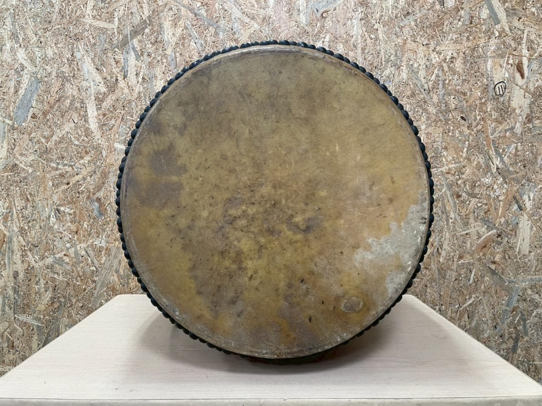 T8030☆希少品☆宮本卯之助☆和太鼓☆浅草☆伝統工芸☆在銘☆昭和初期☆