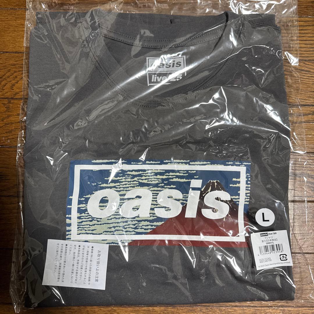 【日本限定】Oasis Tシャツ 富士山 富士 Lサイズ オアシス oasis