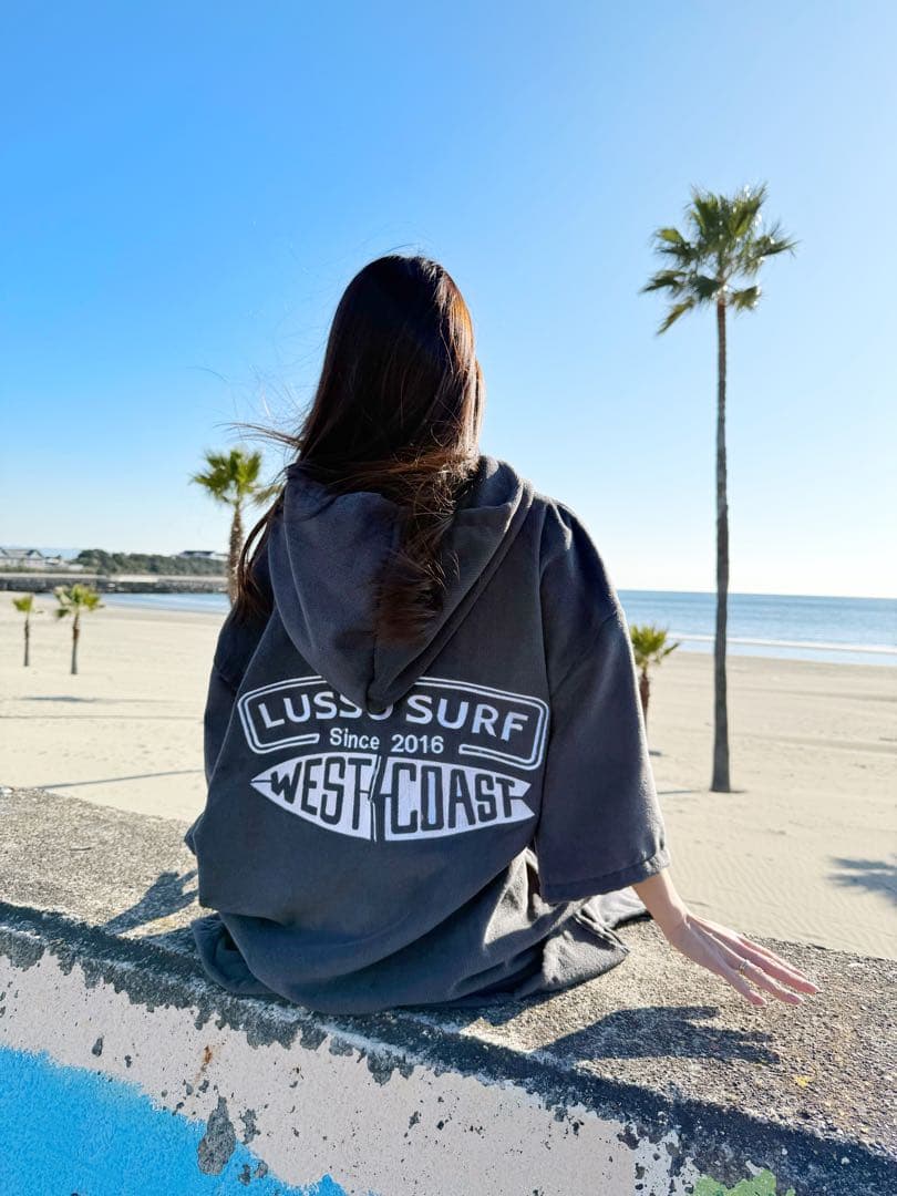 海で便利☆LUSSO SURF お着替えポンチョ　グレー⭐︎送料込み
