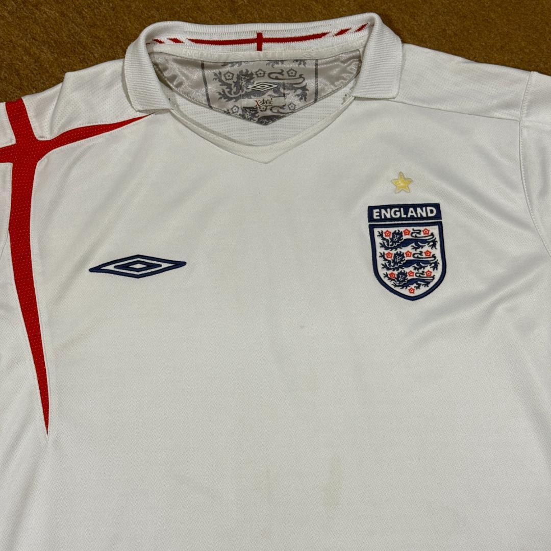 Umbro イングランド代表 ホワイトシャツ ビンテージ 2006 ベッカム