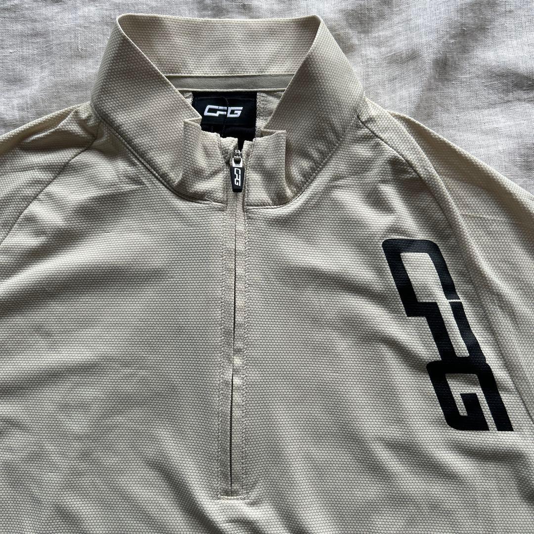 ［新品・未使用品］シーピージーゴルフ ハーフジップショートスリーブトップ S