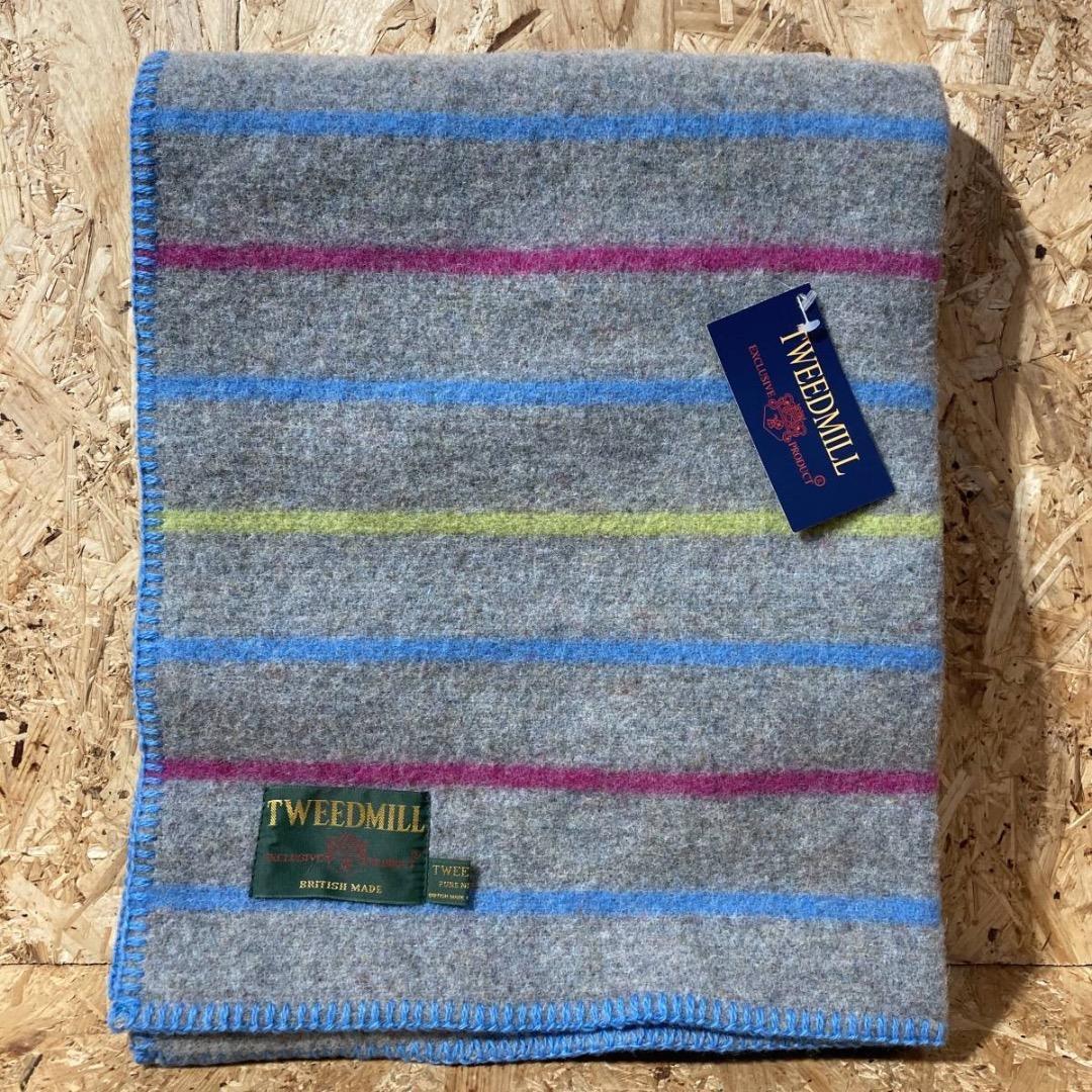 TWEEDMILL 2枚セット ウール ブランケット ストール ツイードミル
