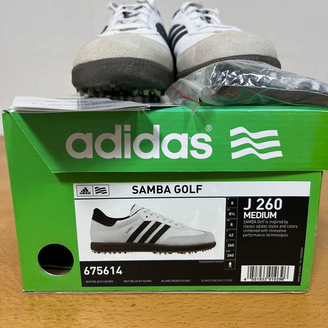 シューズ(男性用) adidas SAMBA GOLF 26cm
