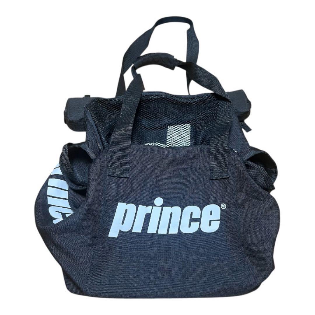 Prince テニスボールバスケット　プリンス　キャスター　収納袋　コンパクト