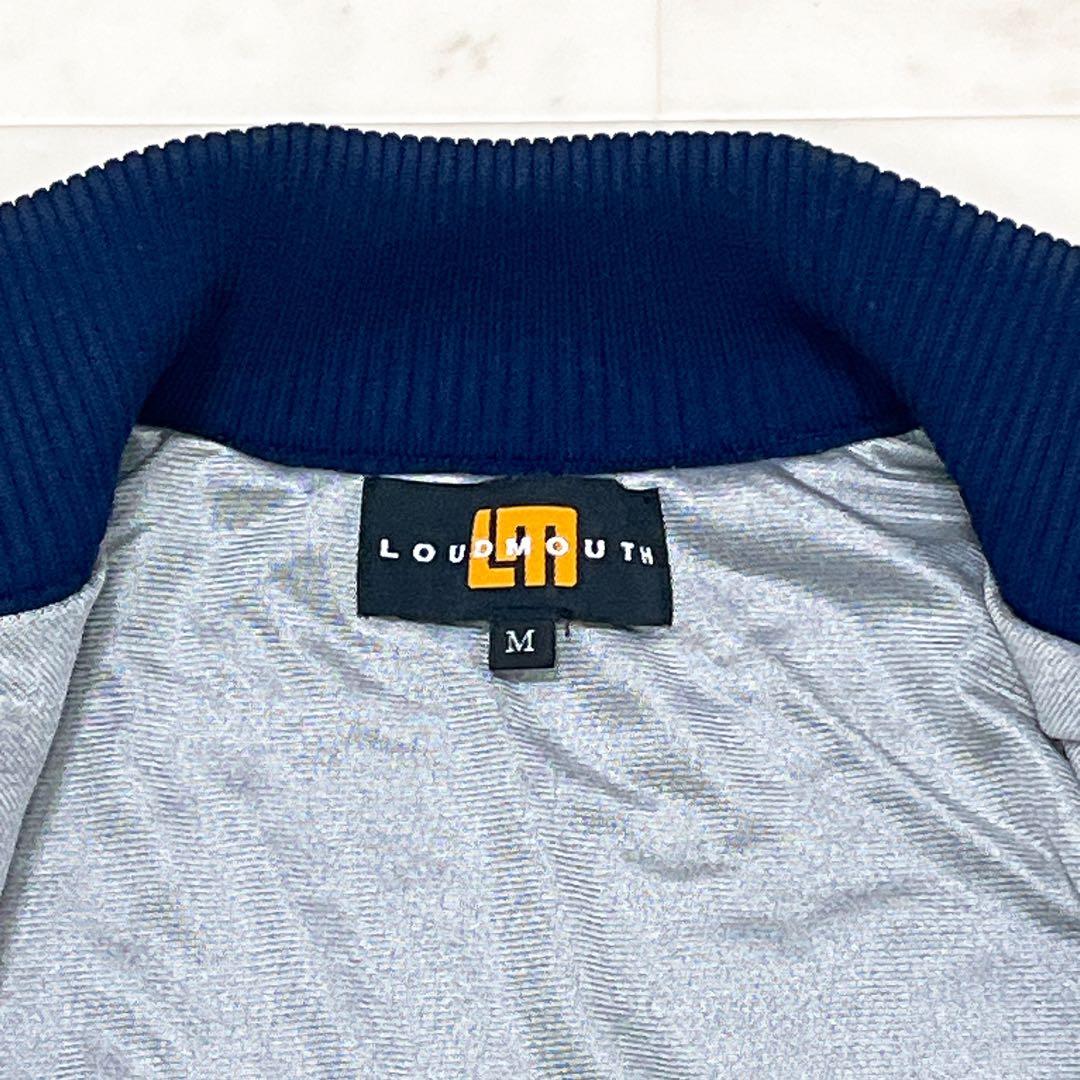 LOUDMOUTHラウドマウス 千鳥柄 蓄熱 ニット ジャケット M