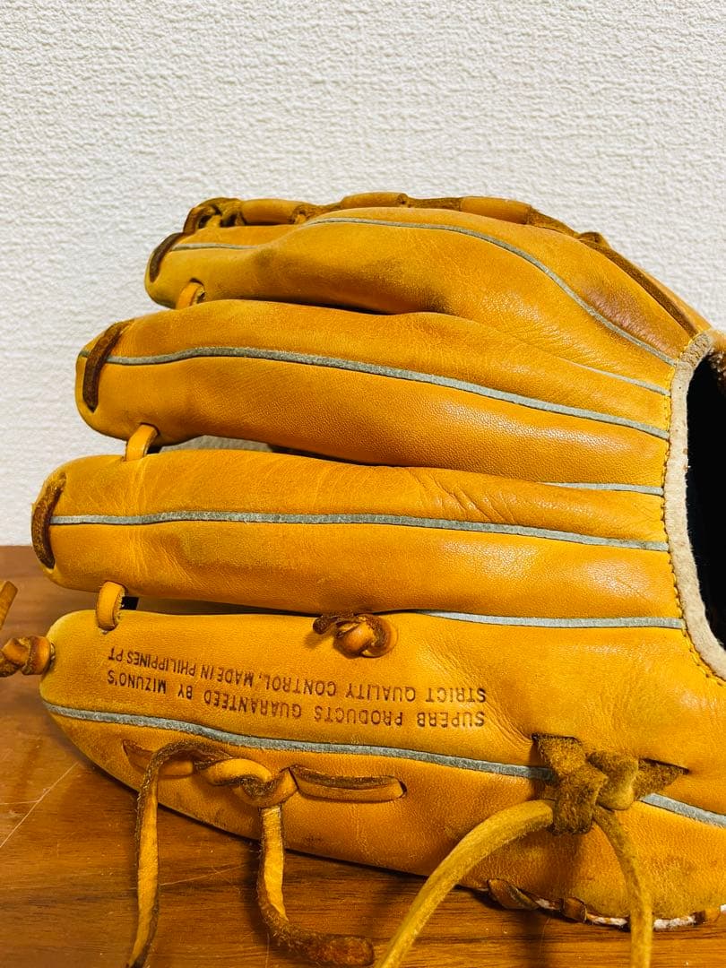 【ミズノ】Mizuno 野球 グローブ 内野手 右投げ 黄色 イエロー 軟式野球
