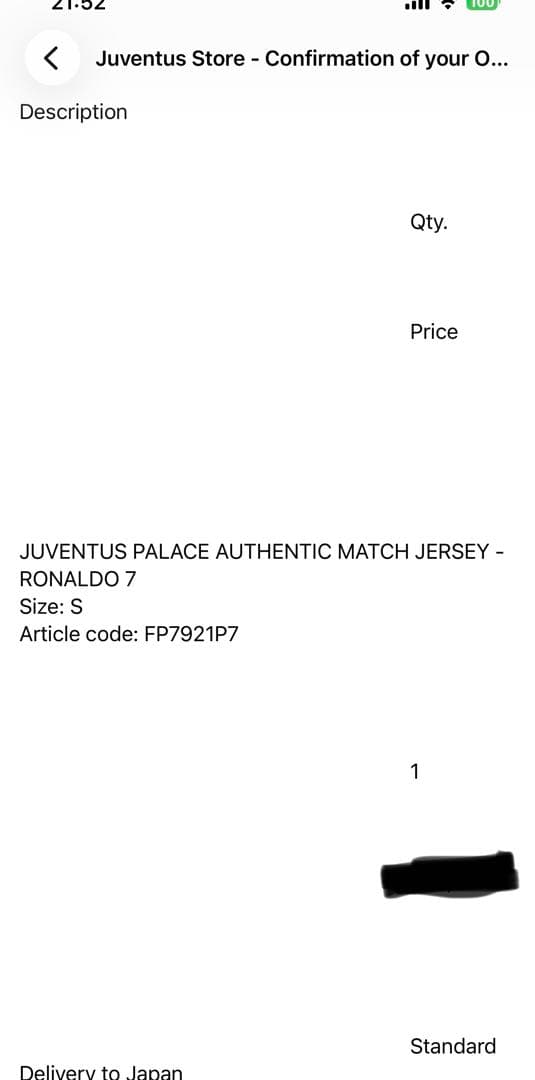 ユヴェントス × PALACE コラボユニフォーム #7ロナウドS 確実正規品