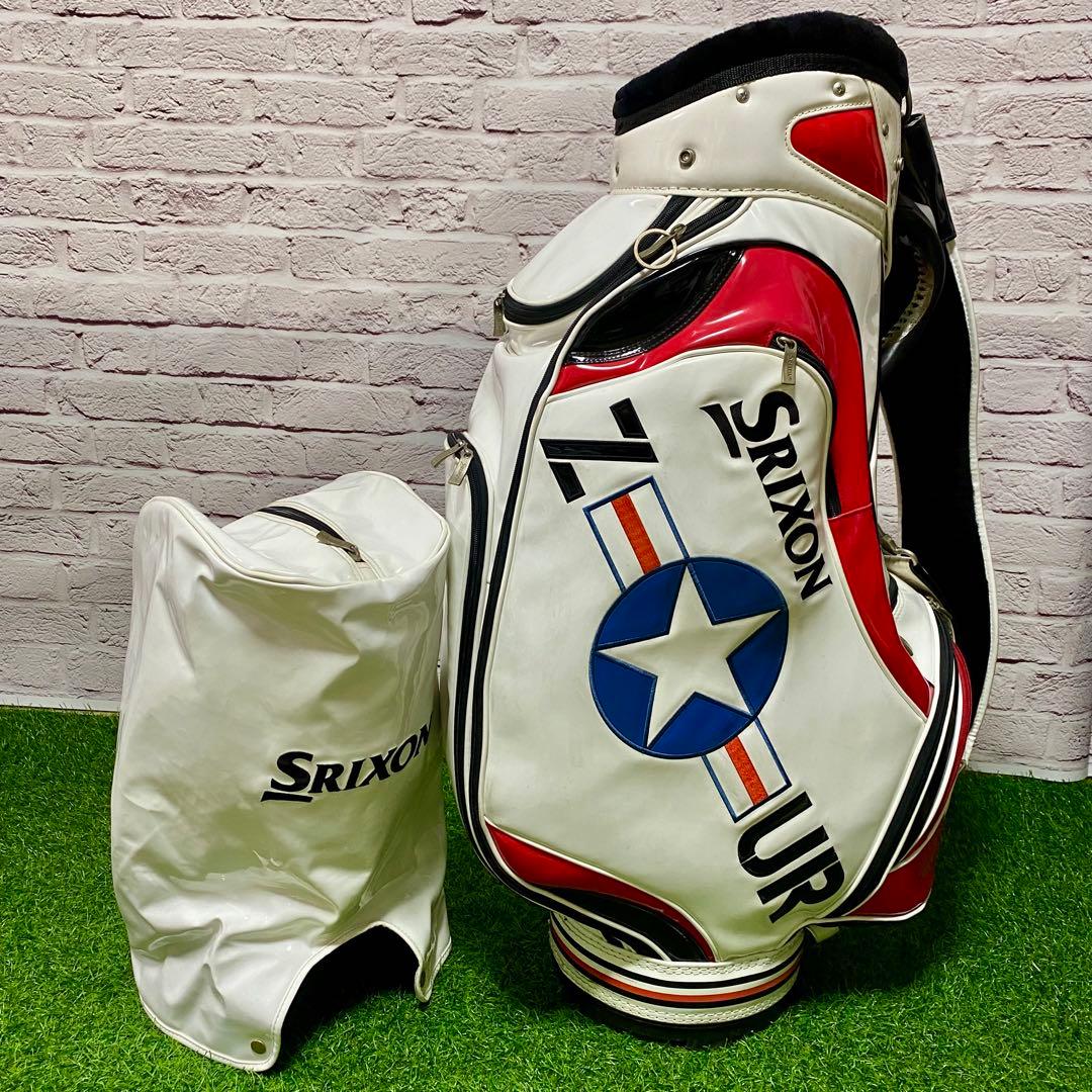 SRIXON スリクソン キャディバッグ ガオモンスター 白 ゴルフ メンズ