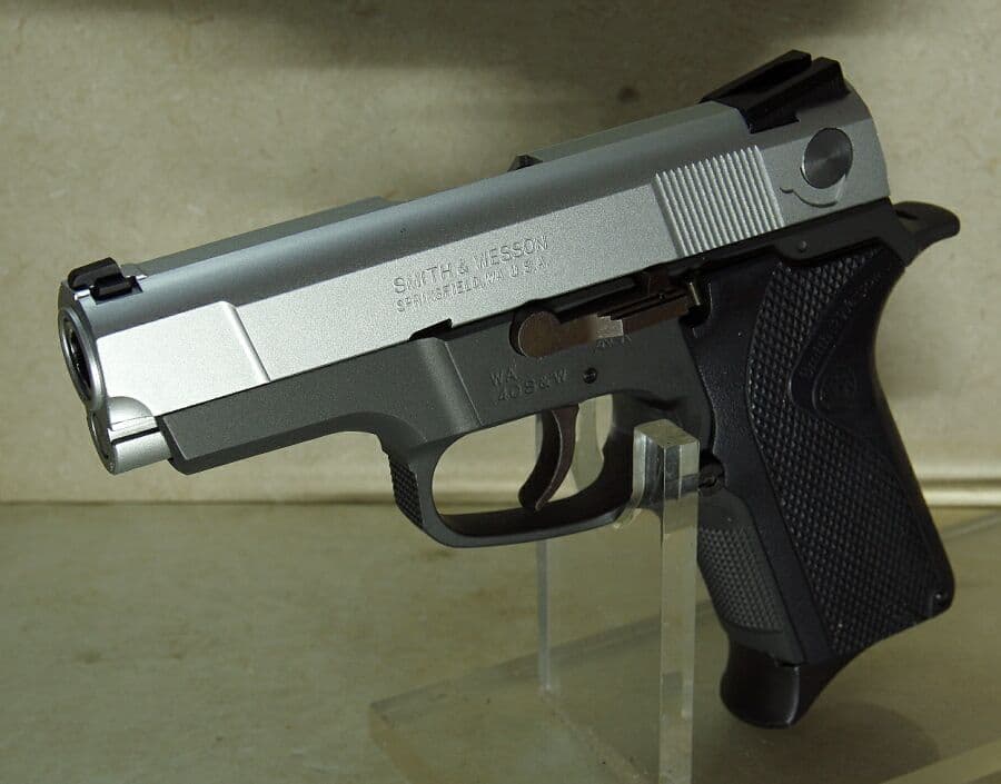 トイガン WESTERN ARMS S&W SHORTY40 SIDEKICK 2TONE