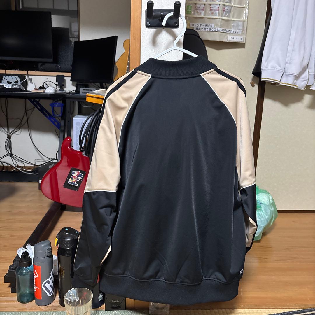 adidas ジャージ上下セット 黒/ベージュ