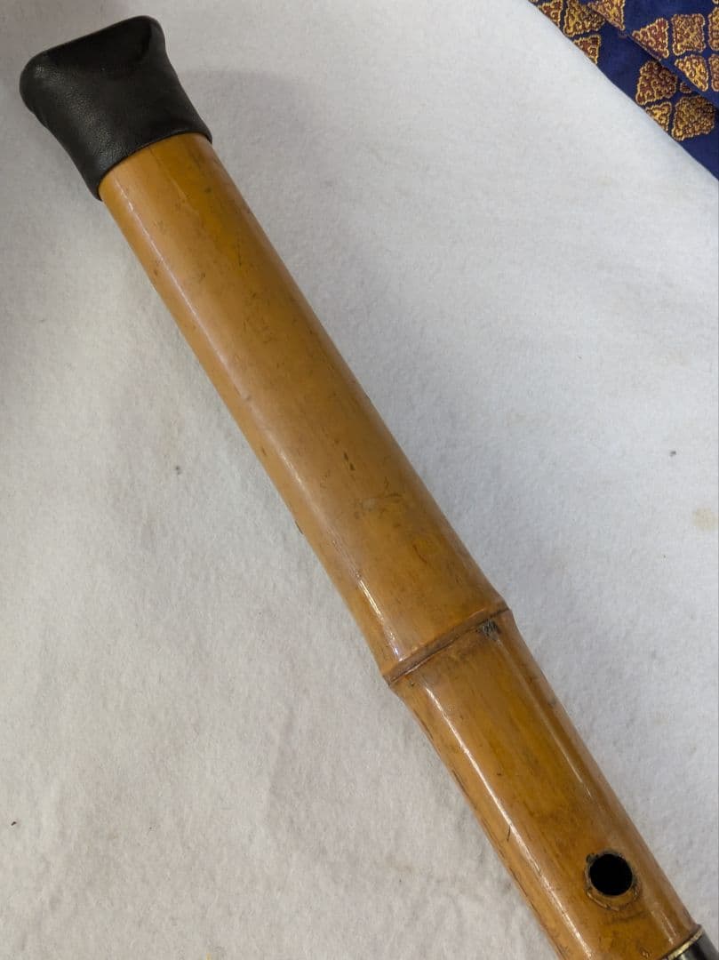 尺八-和楽器/和楽器 精華銘 2本継尺八/竹製 54.5センチ 尺八