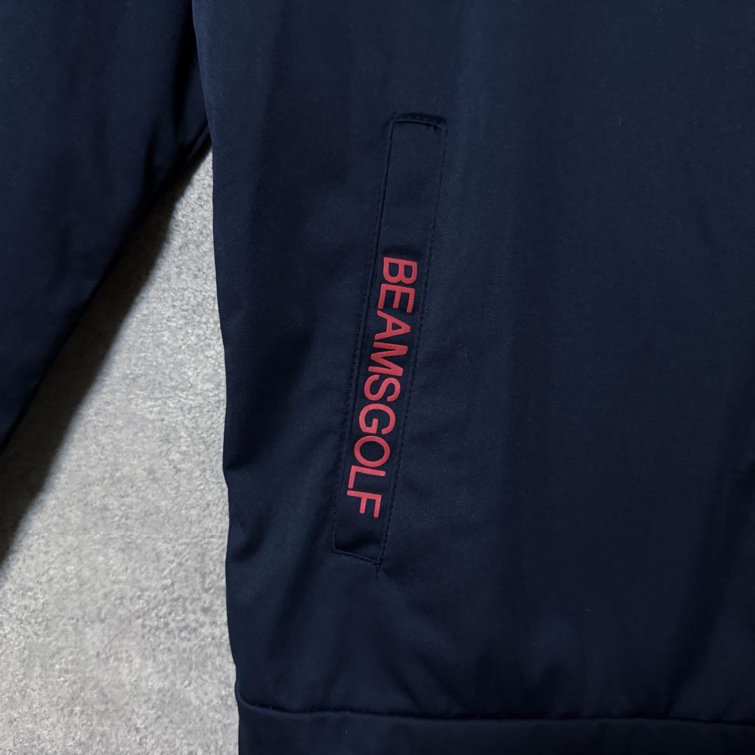 BEAMS GOLF ビームスゴルフ 薄手 ジップ ジャケット ネイビー M
