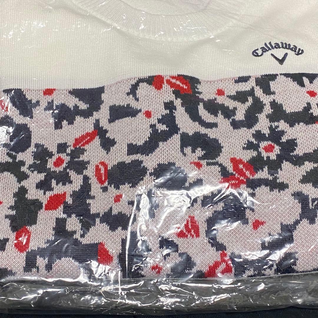 新品 未使用 レディース　L Callaway Golf 花柄　セーター