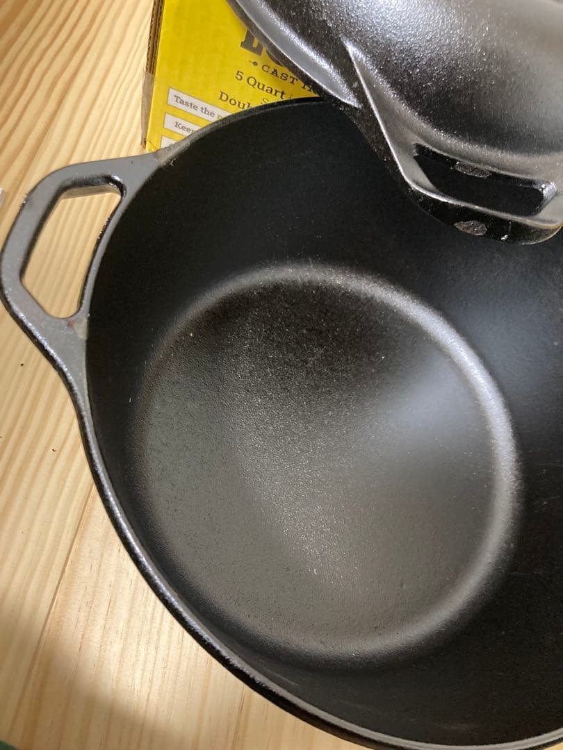 新品　ロッジ ダブルダッチオーブンL8DD3　キャンプ　スキレット