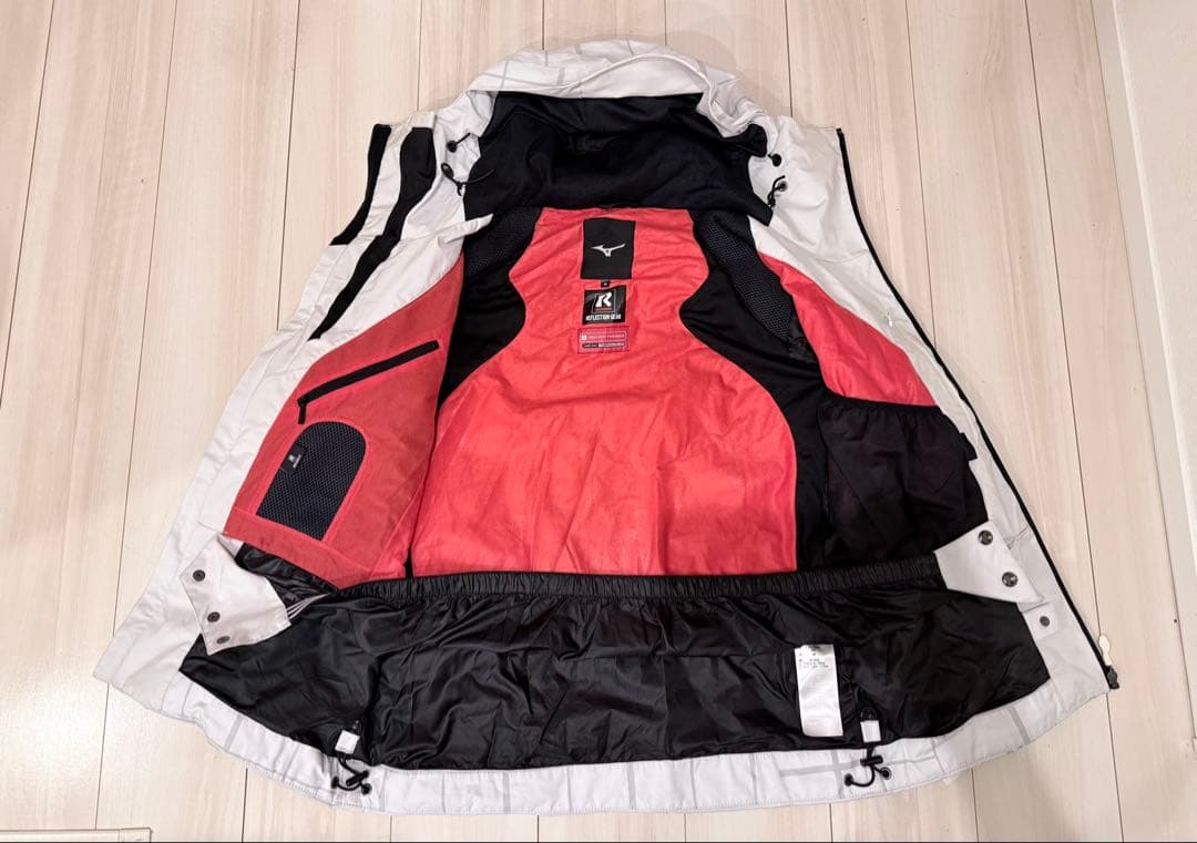 ミズノ MIZUNO PARKA ホワイト/ネイビー