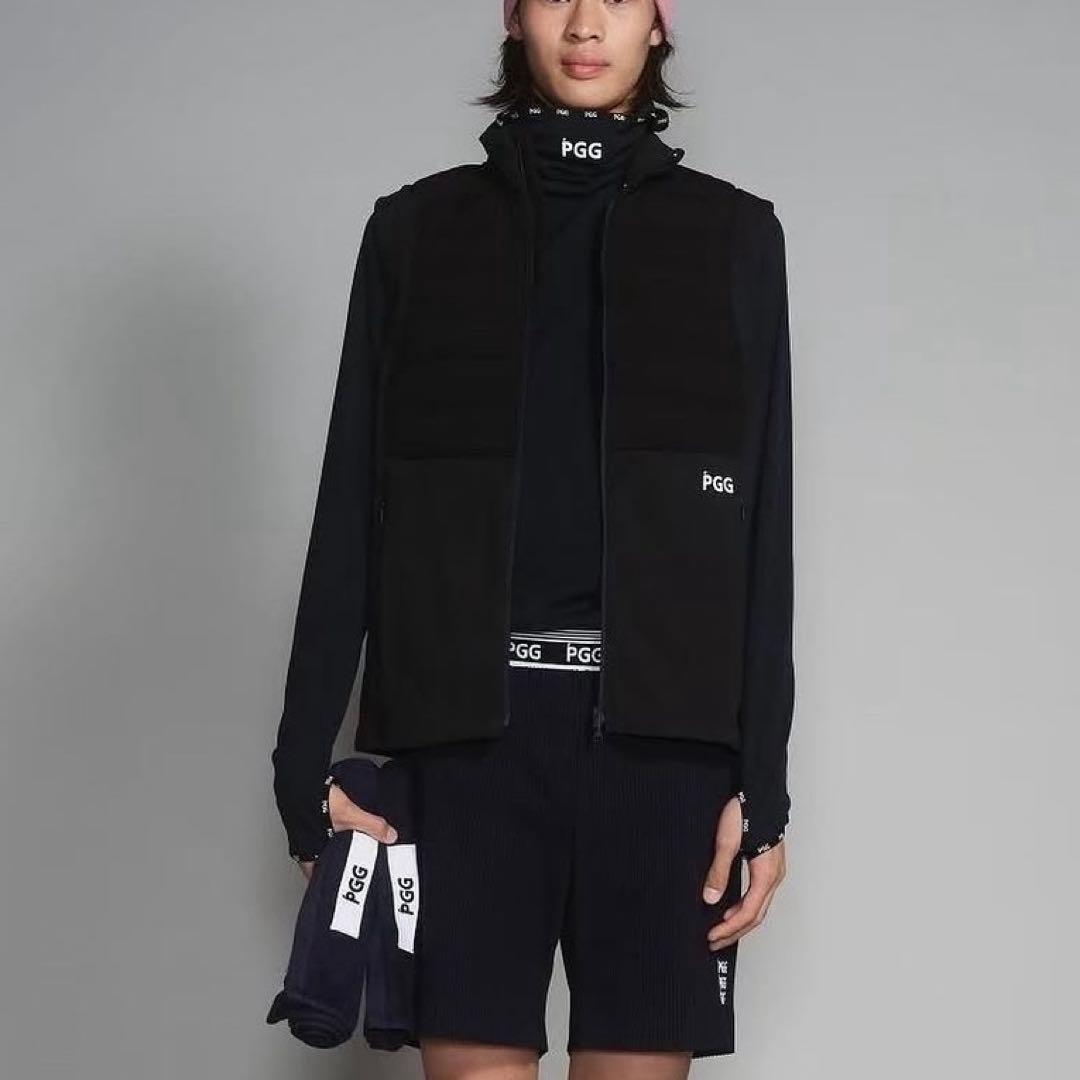 新品★59,400円 PGG ポリエステルヤーンベスト＆ハーフパンツ２枚セット4