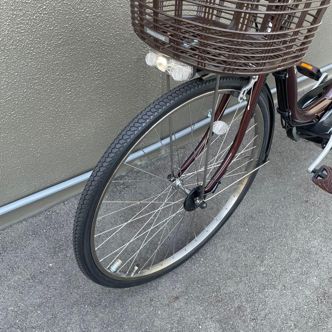 ブリヂストン電動アシスト自転車26インチブラウン