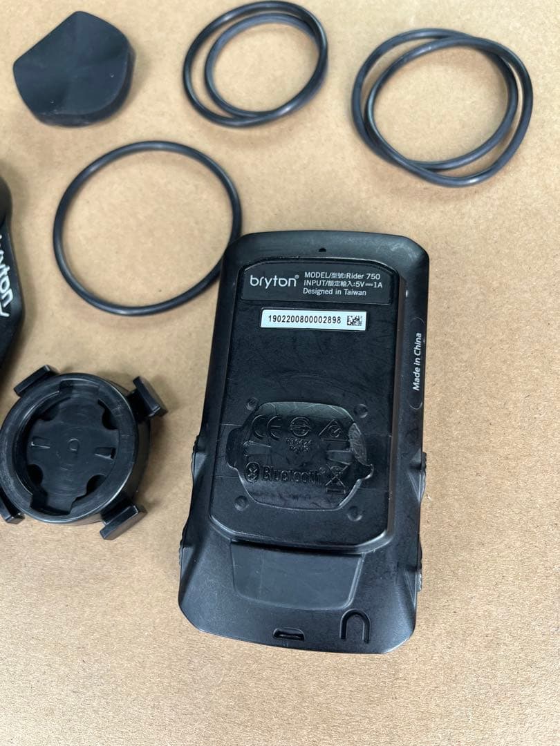 ちょいジャンク品　bryton Rider 750 サイクルコンピューター本体