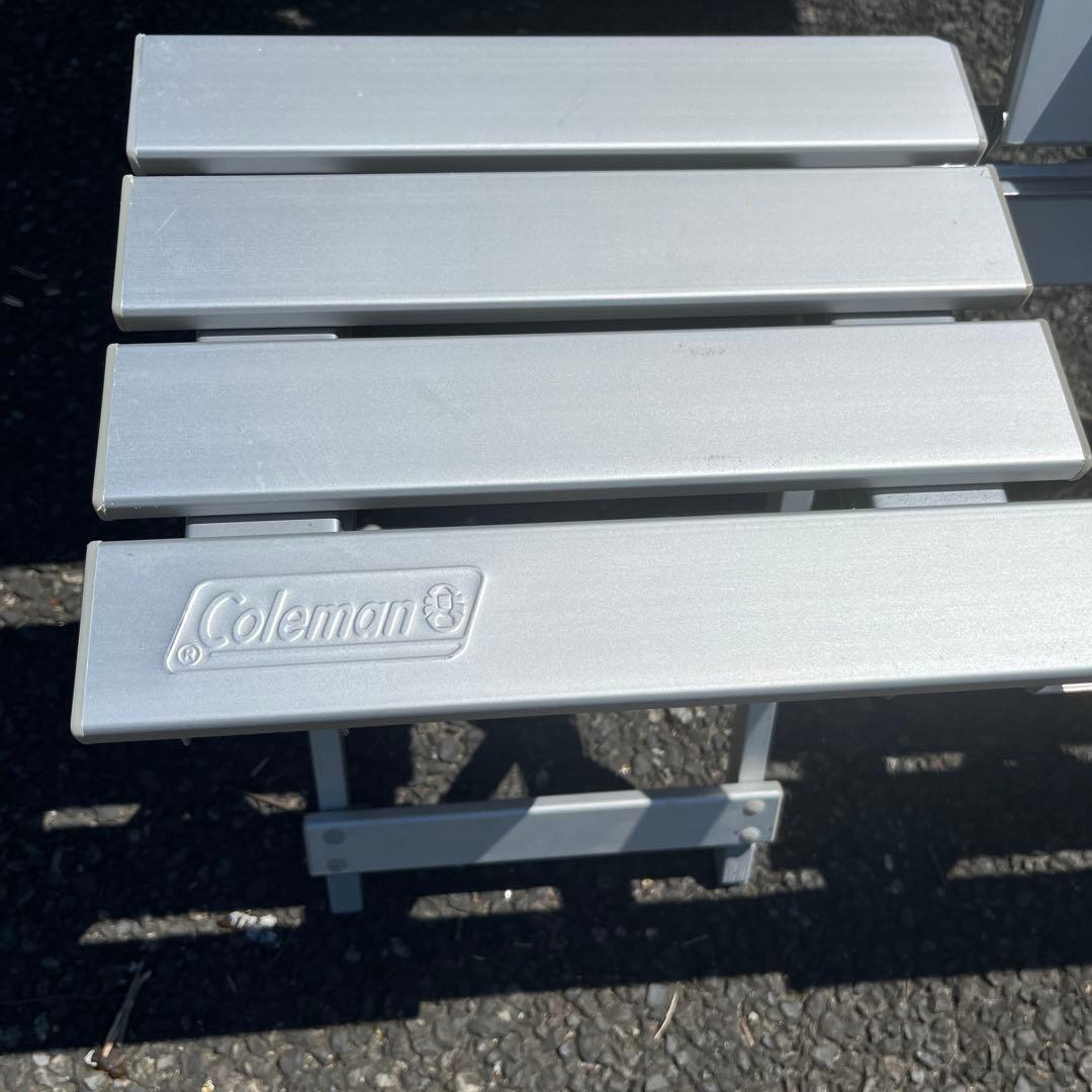 中古Colemanアルミピクニックテーブル